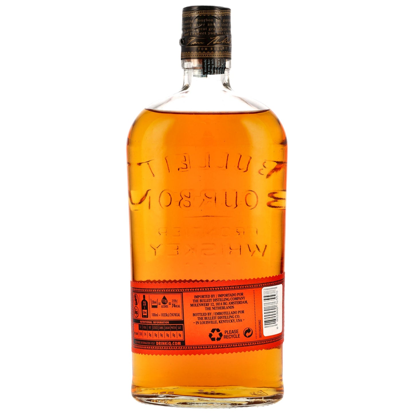 Bulleit Bourbon Frontier Whiskey 90 Proof | Kentucky Straight Bourbon | 45% Vol. | 0,7l