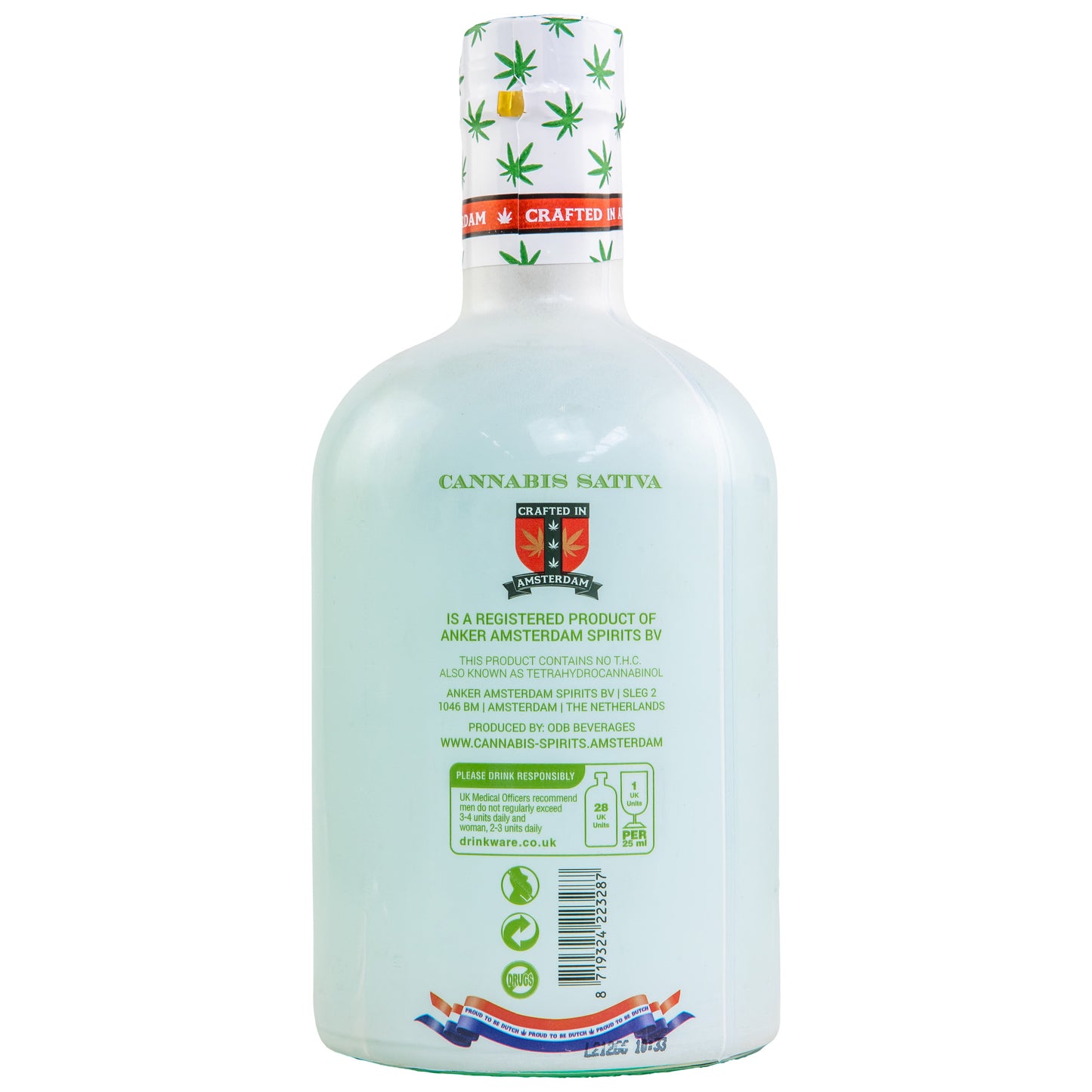 Cannabis Sativa Gin | Niederländischer Gin | Mit Cannabis Sativa | 40% Vol. | 0,7l