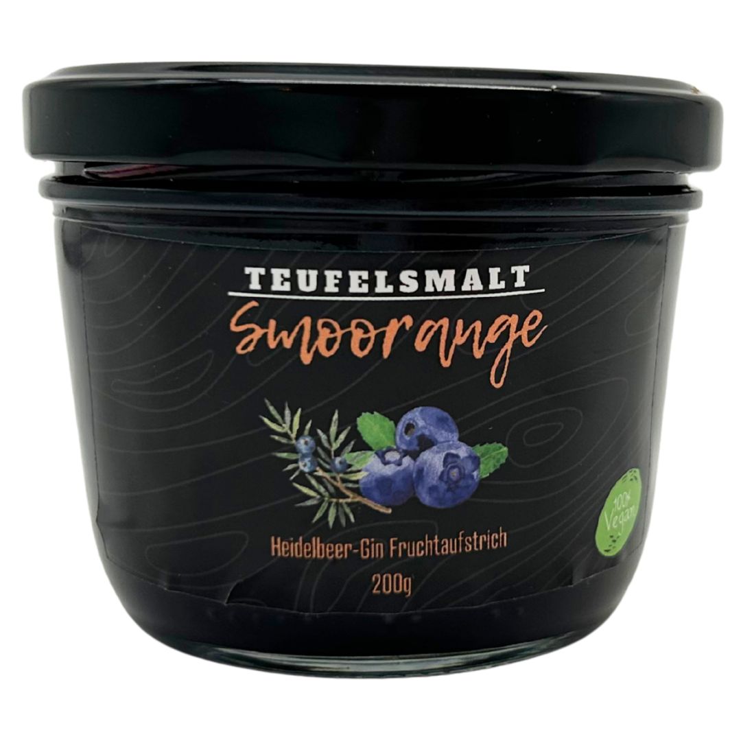 Smoorange Fruchtaufstrich - Heidelbeer Gin