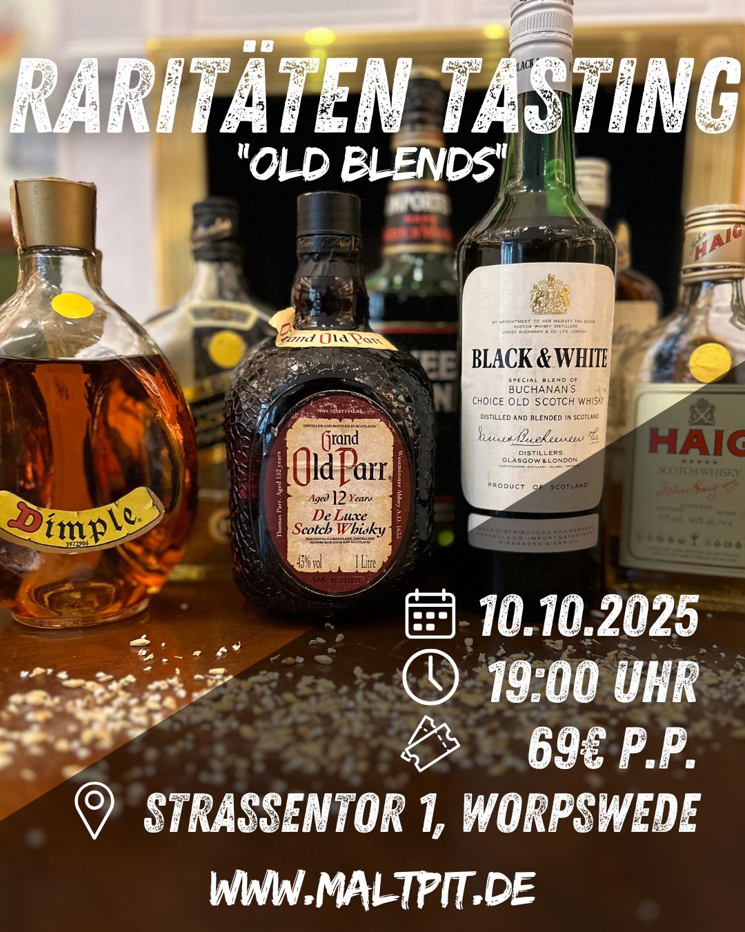 10.10.2025: Raritäten Tasting „Old Blends“