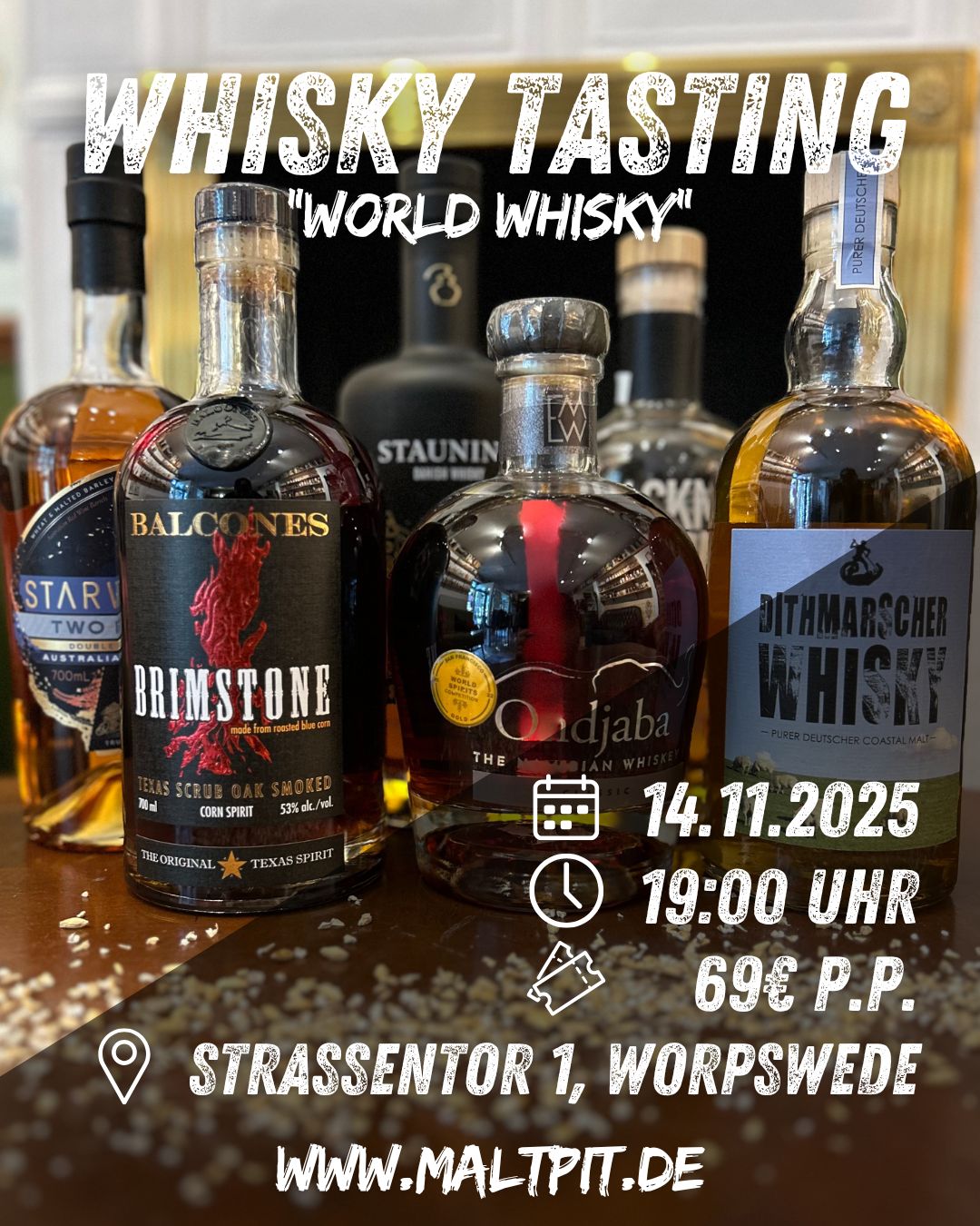 14.11.2025: World Whisky Tasting