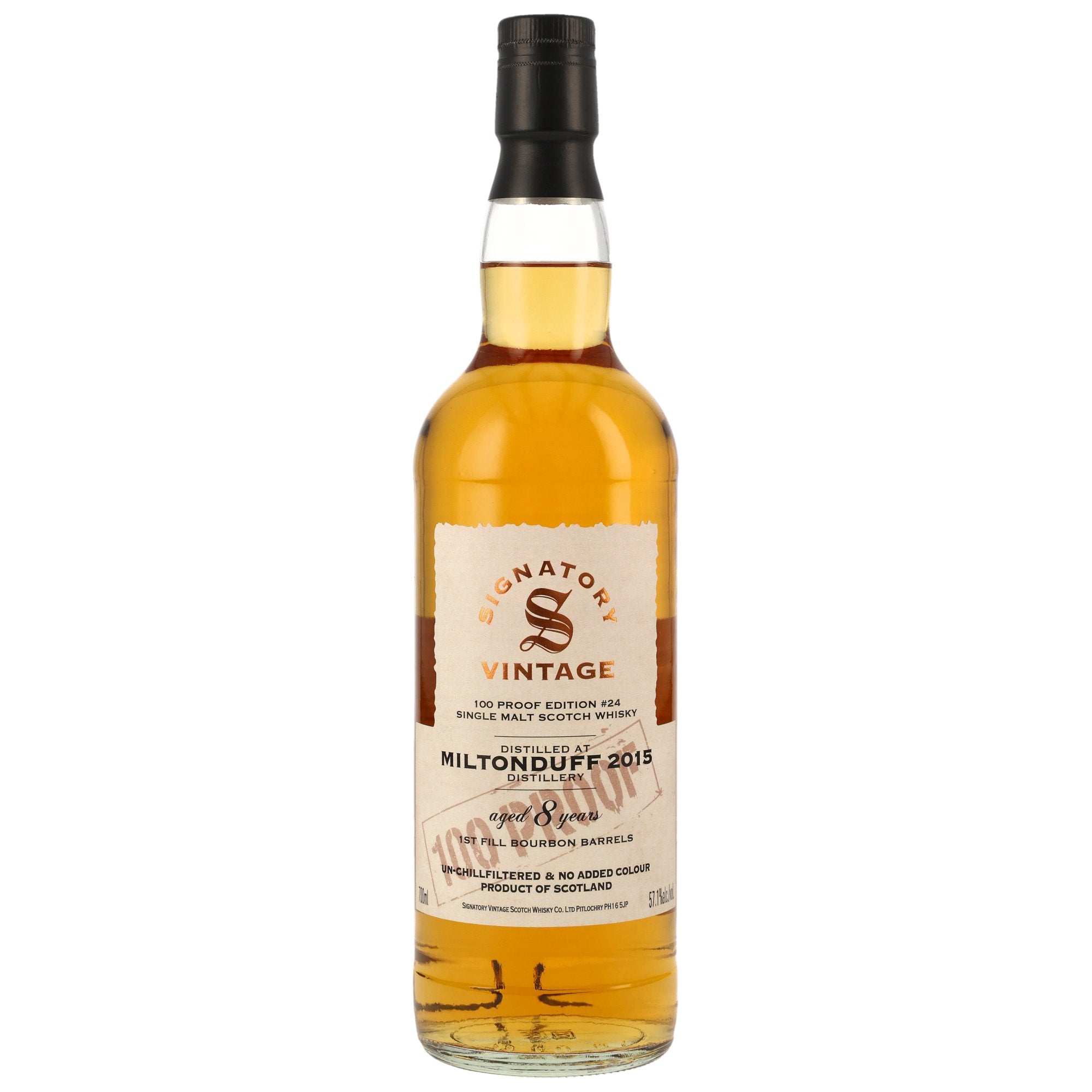 Miltonduff 2015/2024 - 8 y.o. - Signatory 100 PROOF Edition