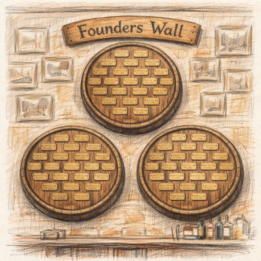 The Clansman – Founders Wall | Gravierte Namensplakette