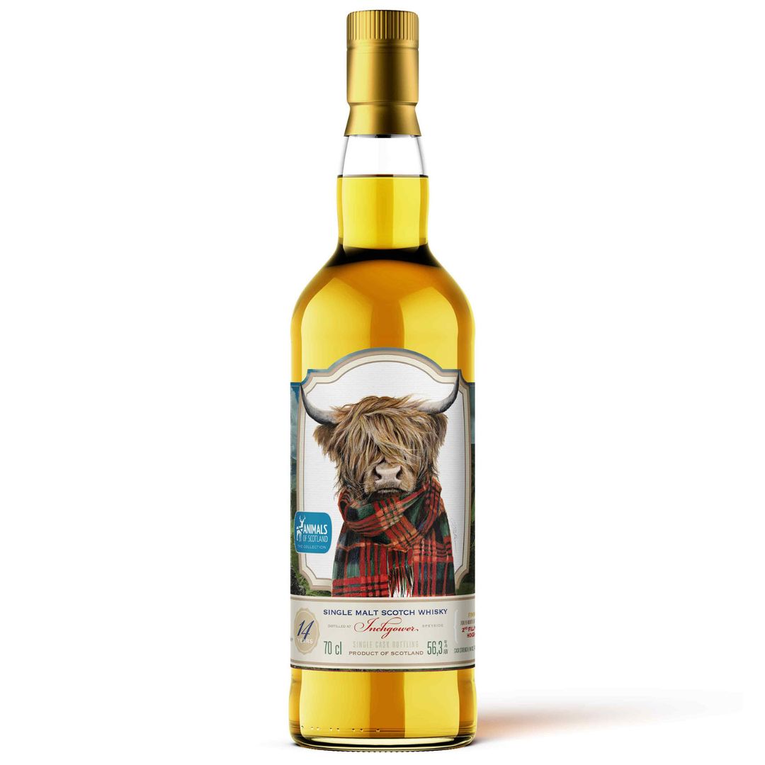 Inchgower 14yo - Animals of Scotland 11 - Ex-Staoisha Malaga Cask - 56,3%Vol - 0,7l