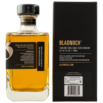 Bladnoch Vinaya | Lowland Single Malt Whisky | Bourbon & Sherry Fässer | 46,7% Vol. | 0,7l