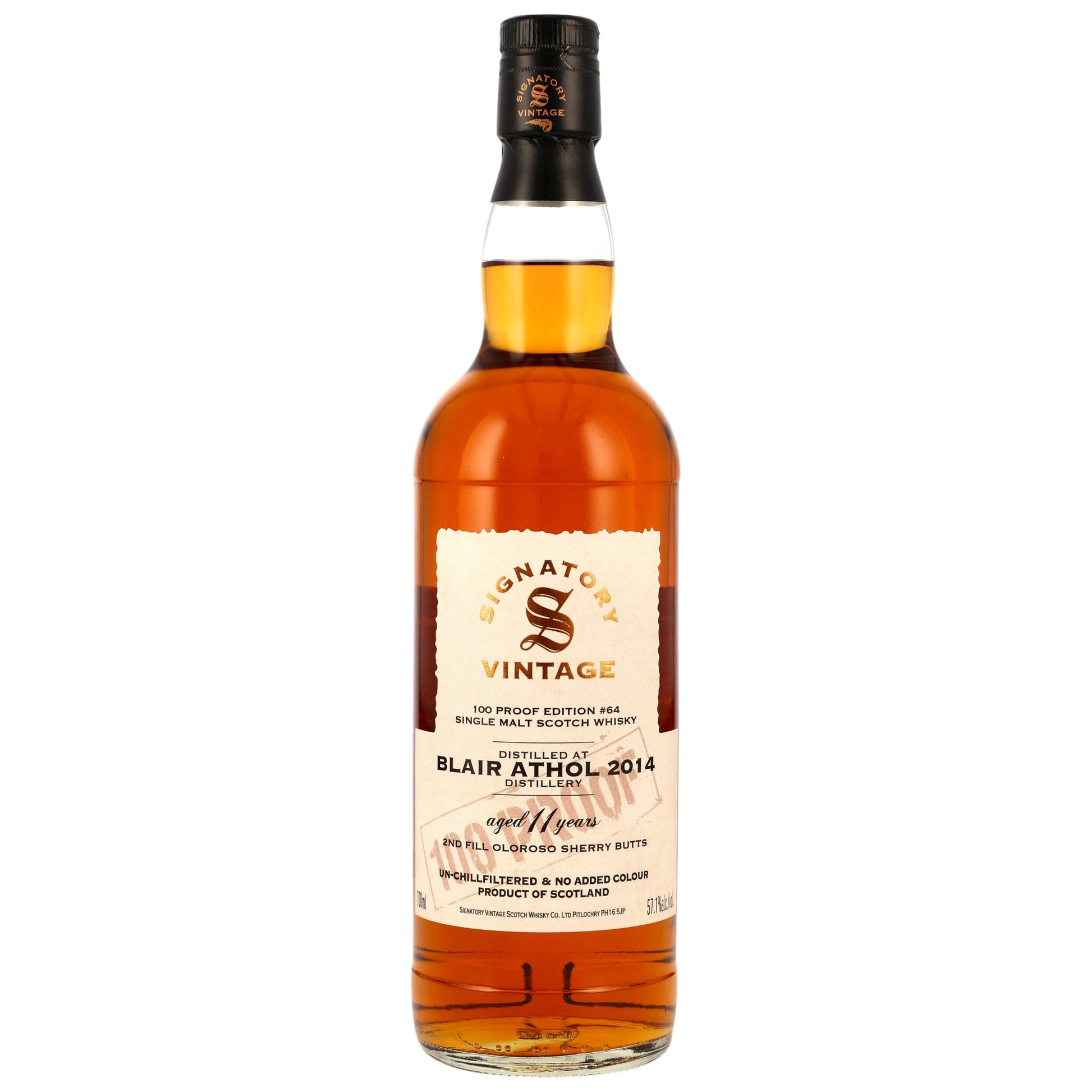 Blair Athol 2014/2025 - 11 y.o. - Signatory 100 PROOF Edition #64