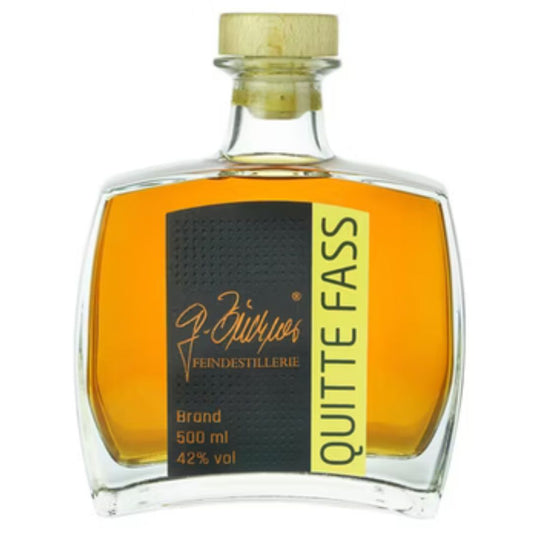 Edelbrand Quittenbrand fassgelagert | Quitten-Brand | Feindestillerie Gerhard Büchner | 42% Vol. | 0,5l