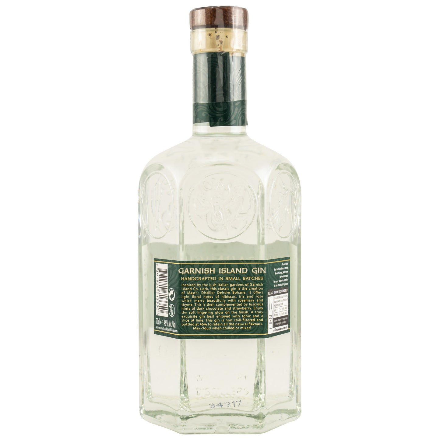 Garnish Island Gin (West Cork) | Irischer Gin | 46% Vol. | 0,7l