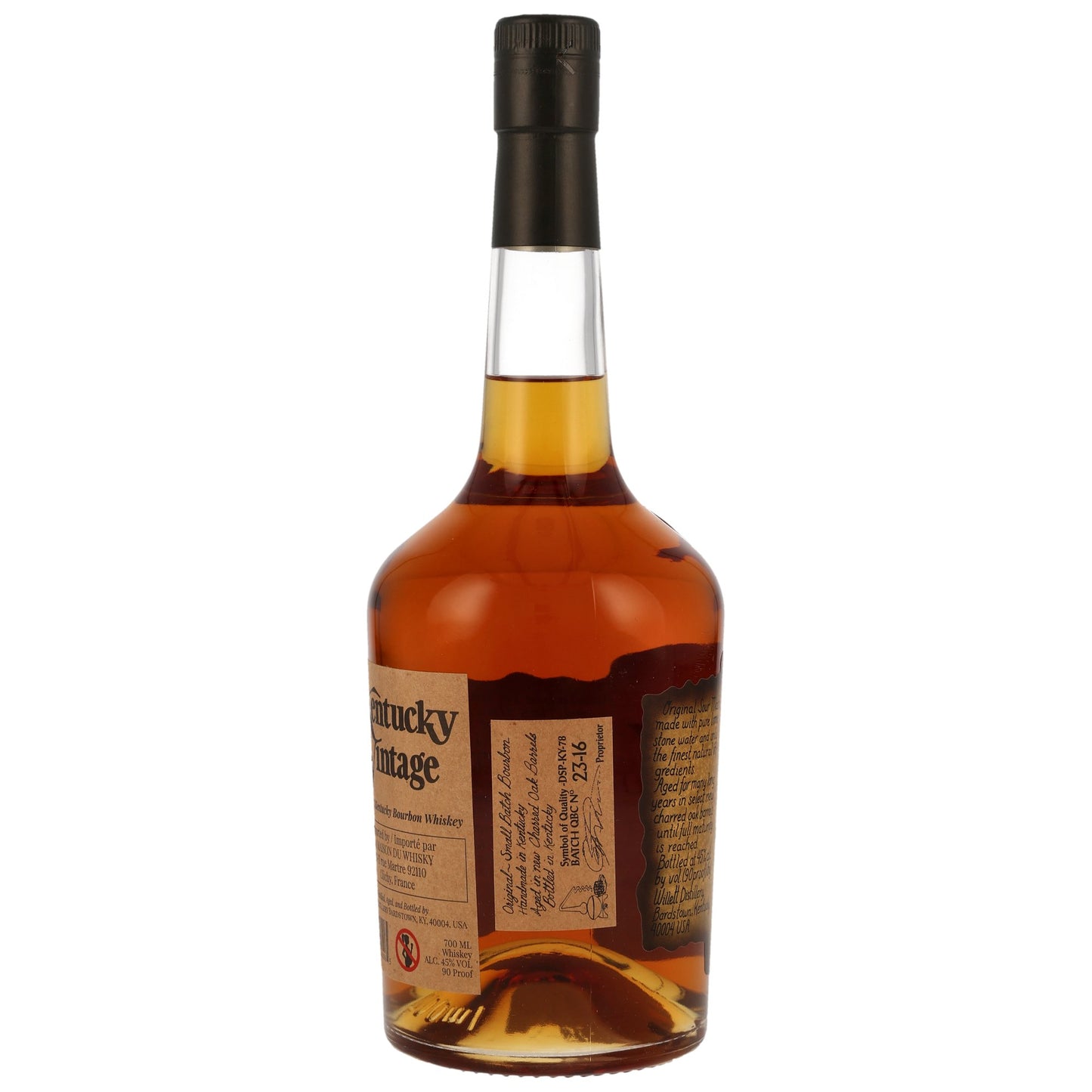 Kentucky Vintage Small Batch Bourbon Original Sour Mash (Willett) | Kentucky Straight Bourbon Whiskey | 45% Vol. | 0,7l