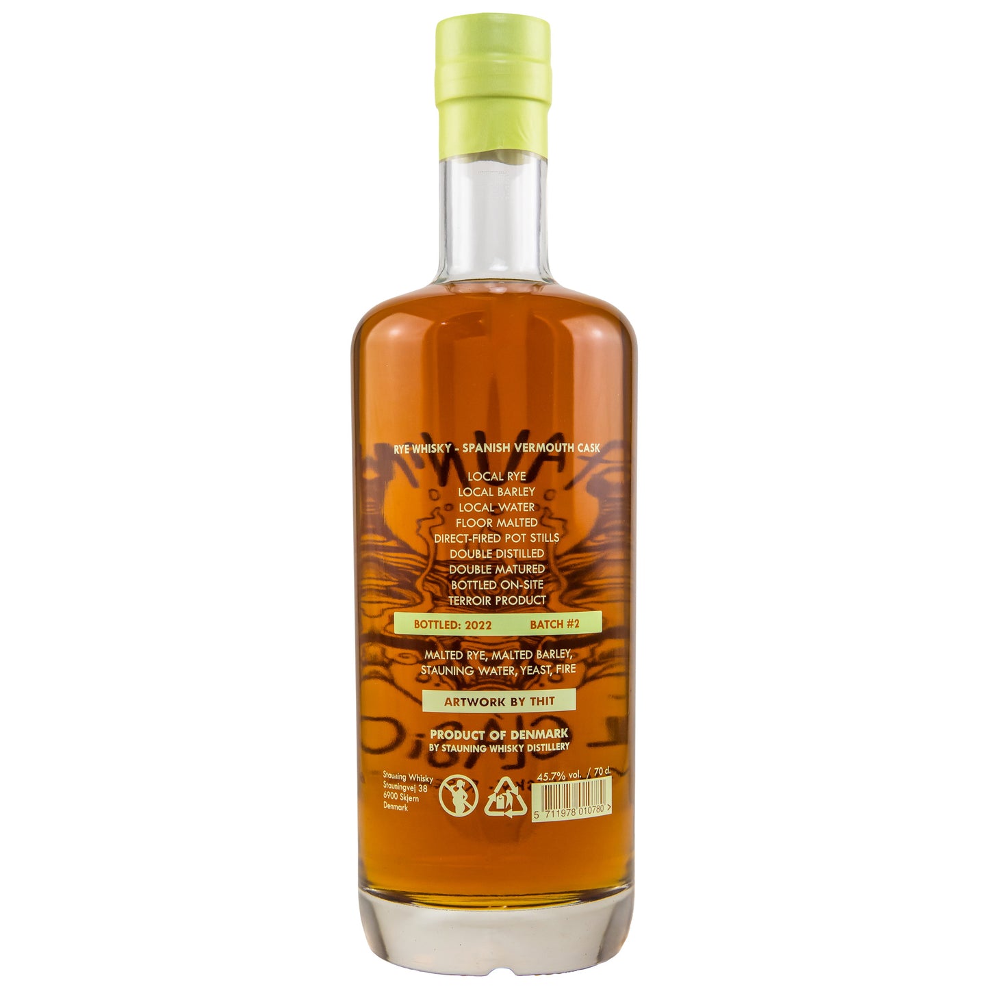 Stauning El Clasico Spanish Vermouth Cask Batch 2 | Rye Whisky | Research Series | 45,7% Vol. | 0,7l