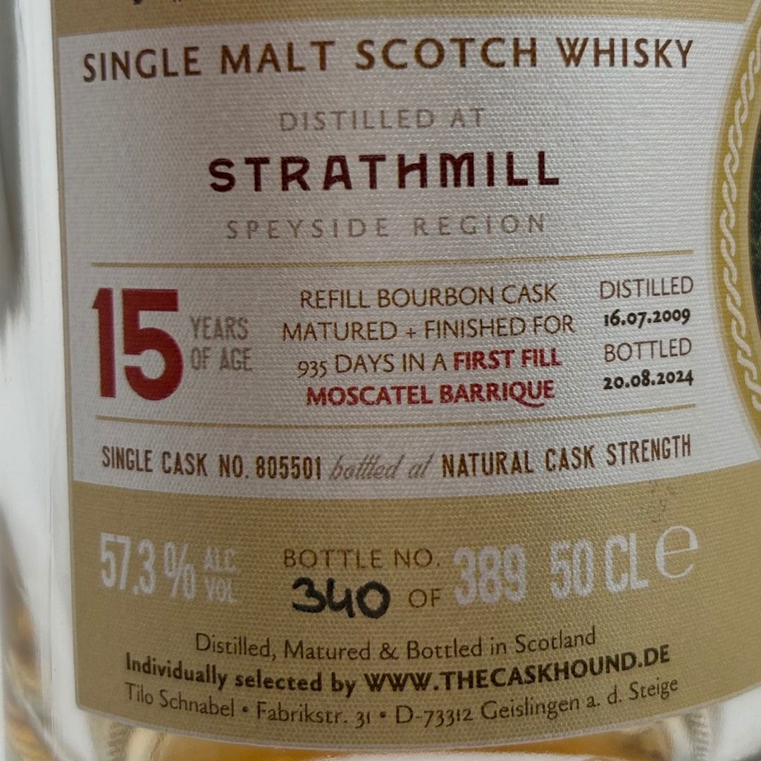 The Caskhound - Strathmill 15yo- Sample