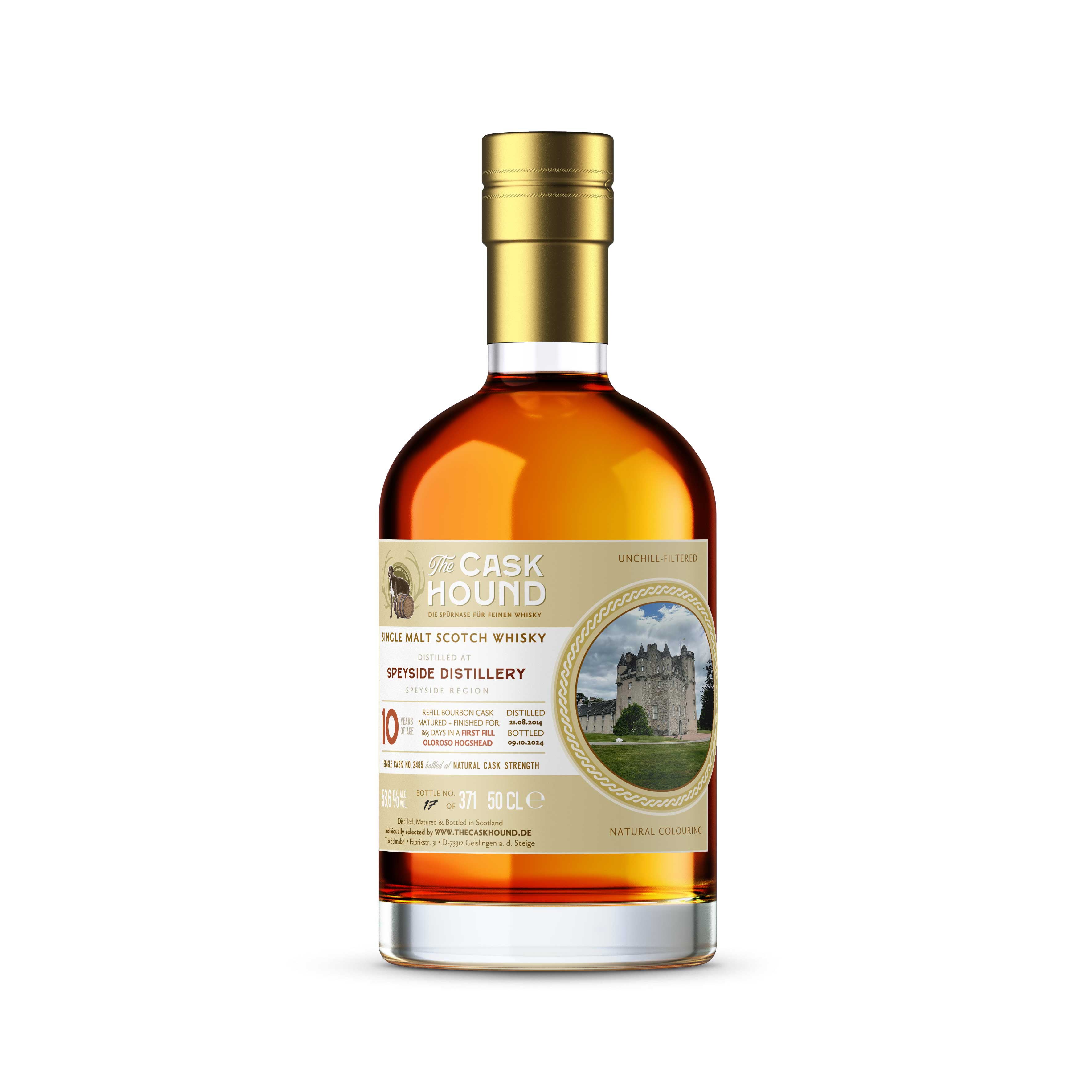 Speyside Distillery - 10yo - 1st Fill Oloroso Finish - 58,6%Vol - 0,5l - Single Malt
