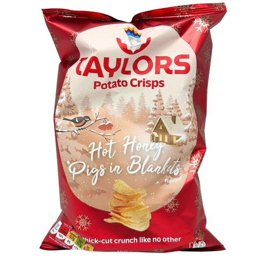Taylors Potato Crisps – Hot Honey Pigs in Blankets – Chips – 150g
