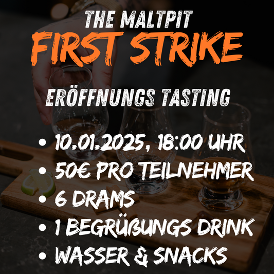 FIRST STRIKE - Eröffnungs Tasting am 10.01.2025 in Worpswede