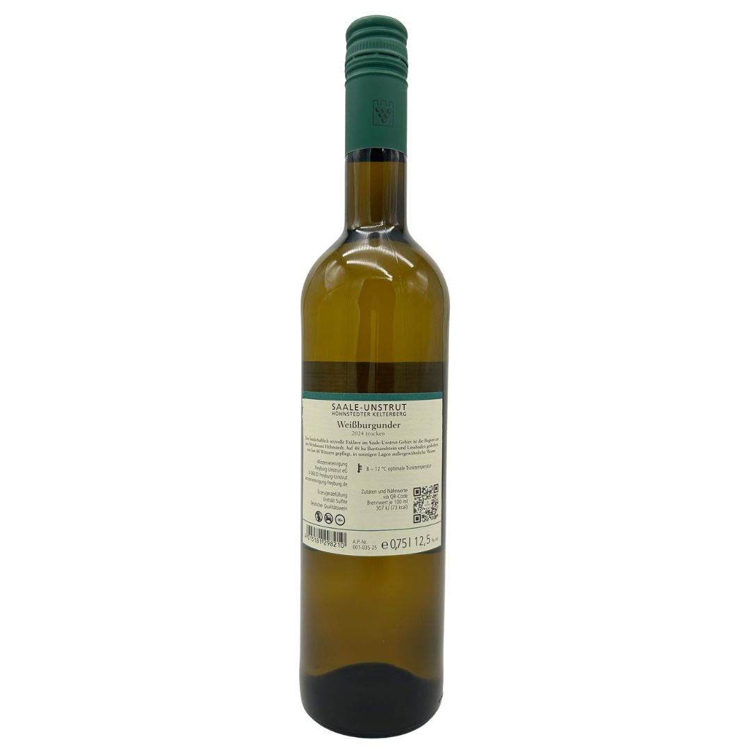 Weißburgunder 2024 Höhnstedter Kelterberg | trocken | Winzervereinigung Freyburg-Unstrut eG | 12,5% Vol. | 0,75l