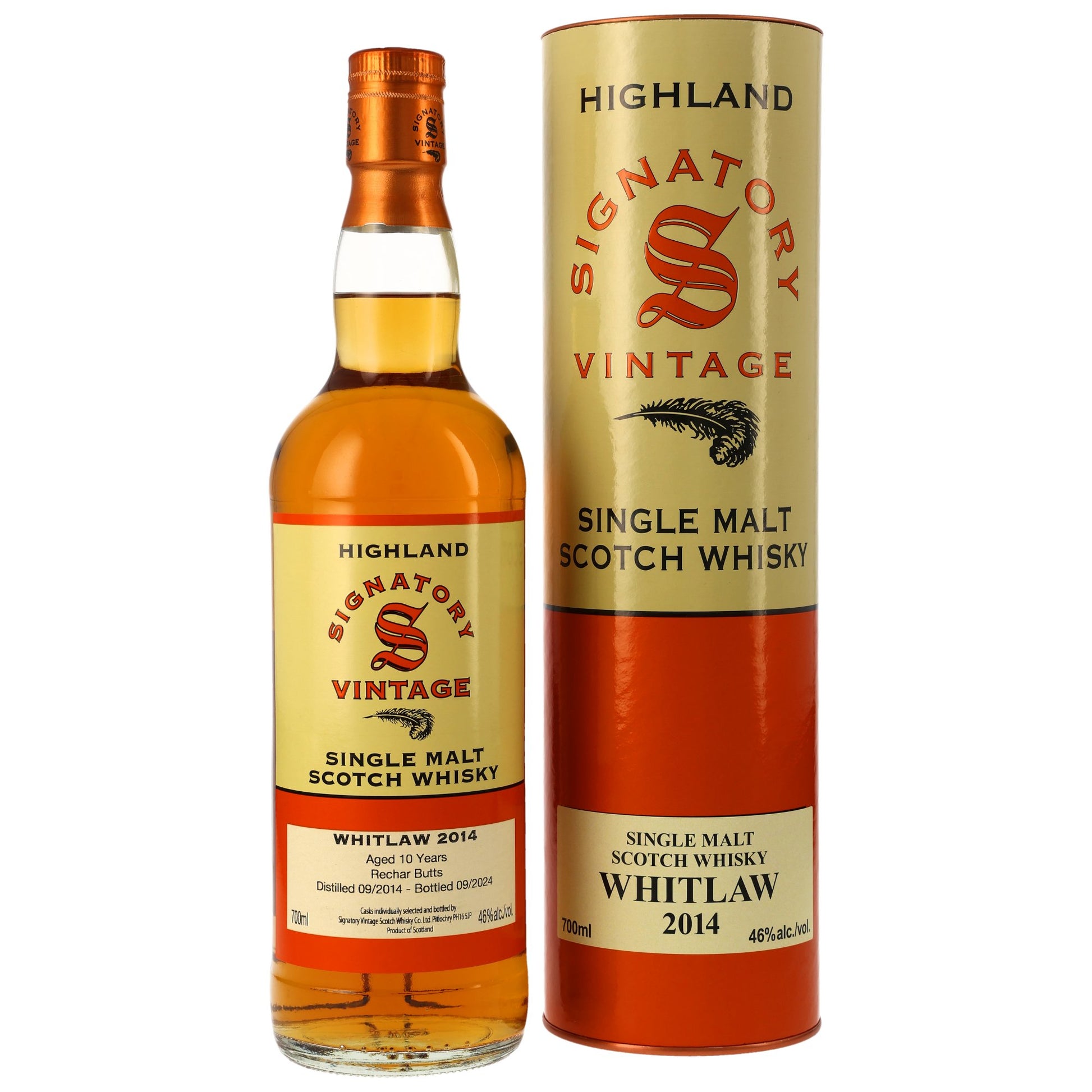 Whitlaw 2014/2024 Signatory Vintage - Copper 