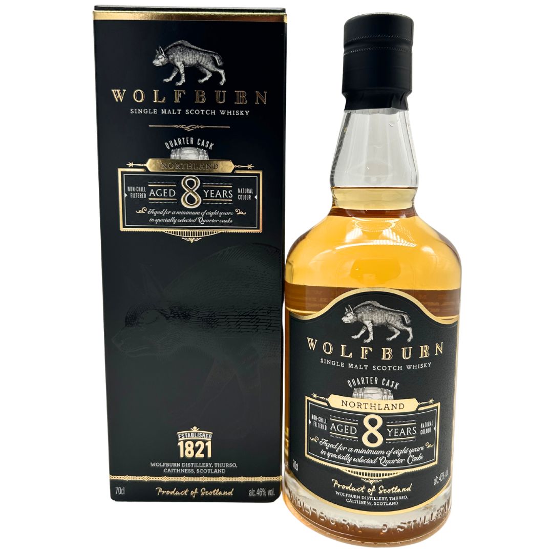 Wolfburn Northland 8 Jahre | Highland Single Malt Whisky | Quarter Casks | 8 Years Old | 46% Vol. | 0,7l